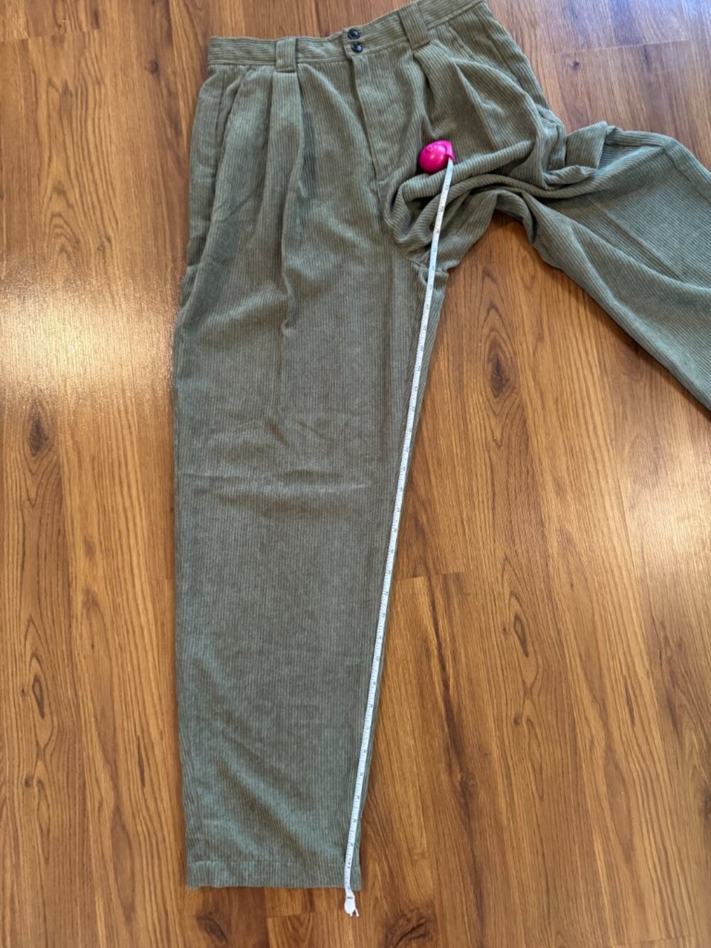 NWT Madewell Corduroy High-Rise Tapered Pants Size 6 - Picture 4 of 11